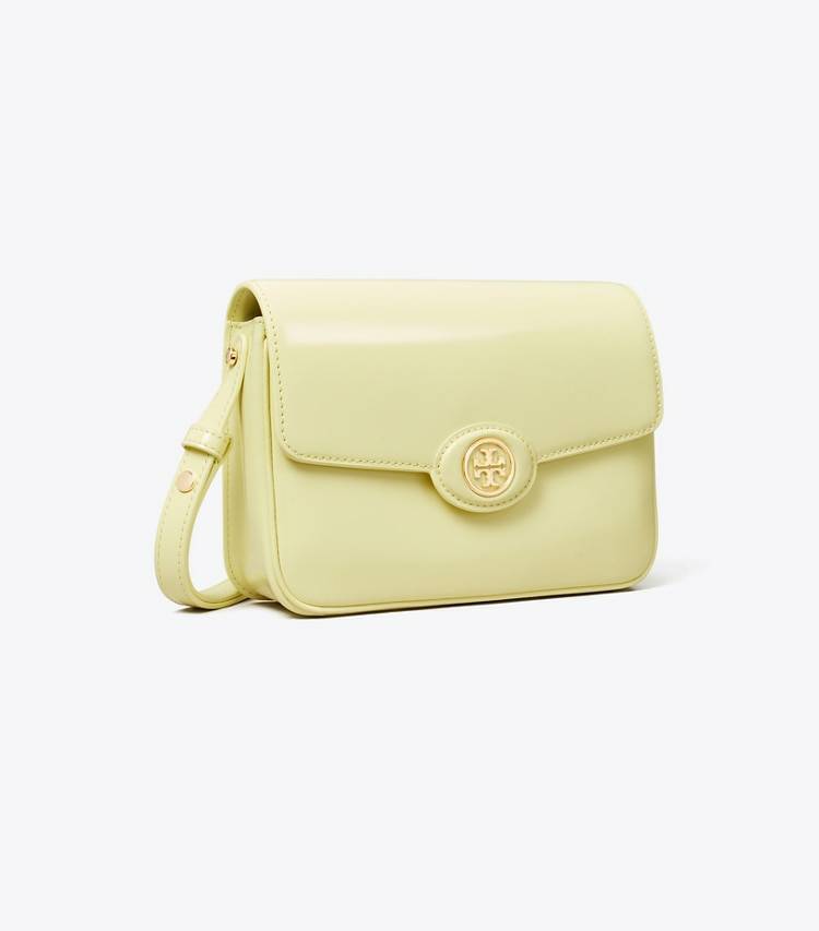 Women Lemon Shoulder Bags Tory Burch Robinson Spazzolato Convertible Shoulder Bag