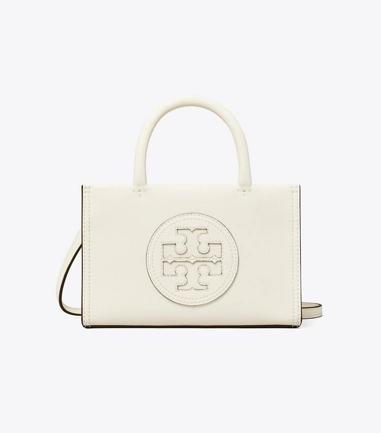 Women Mini Ella Bio Tote Warm White Tory Burch Crossbody Bags - Image 5