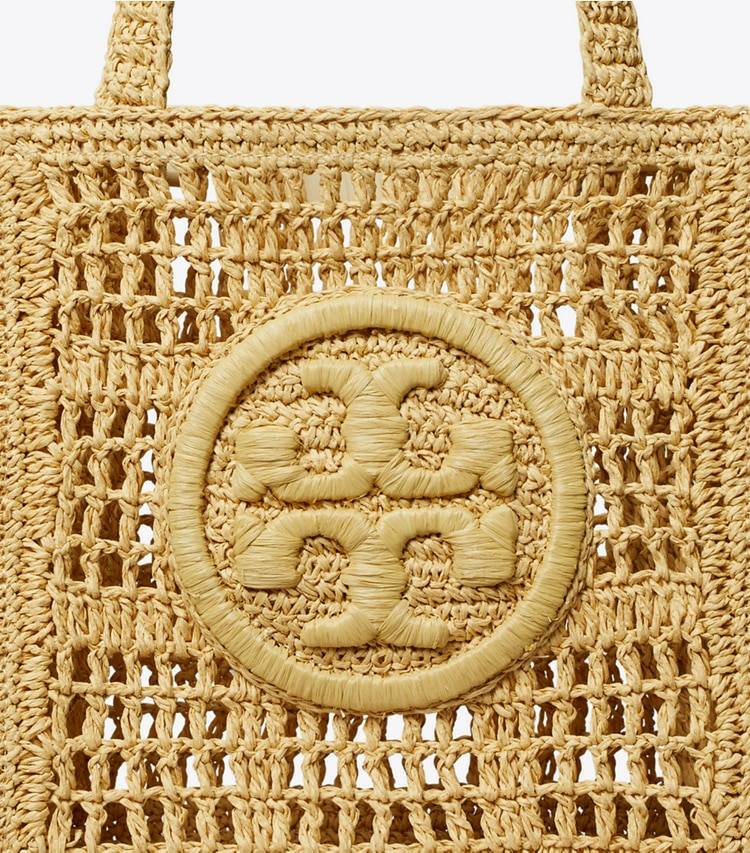 Women Mini Ella Hand-Crocheted Tote Tote Bags Natural Tory Burch - Image 4