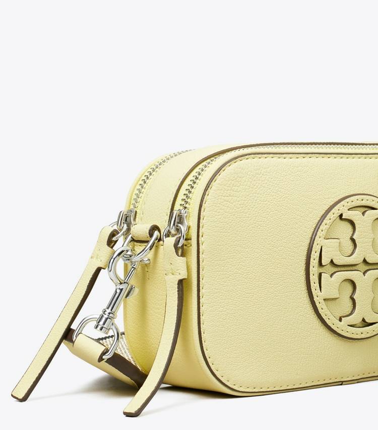 Women Mini Miller Crossbody Bag Tory Burch Crossbody Bags Lemon Zest - Image 4