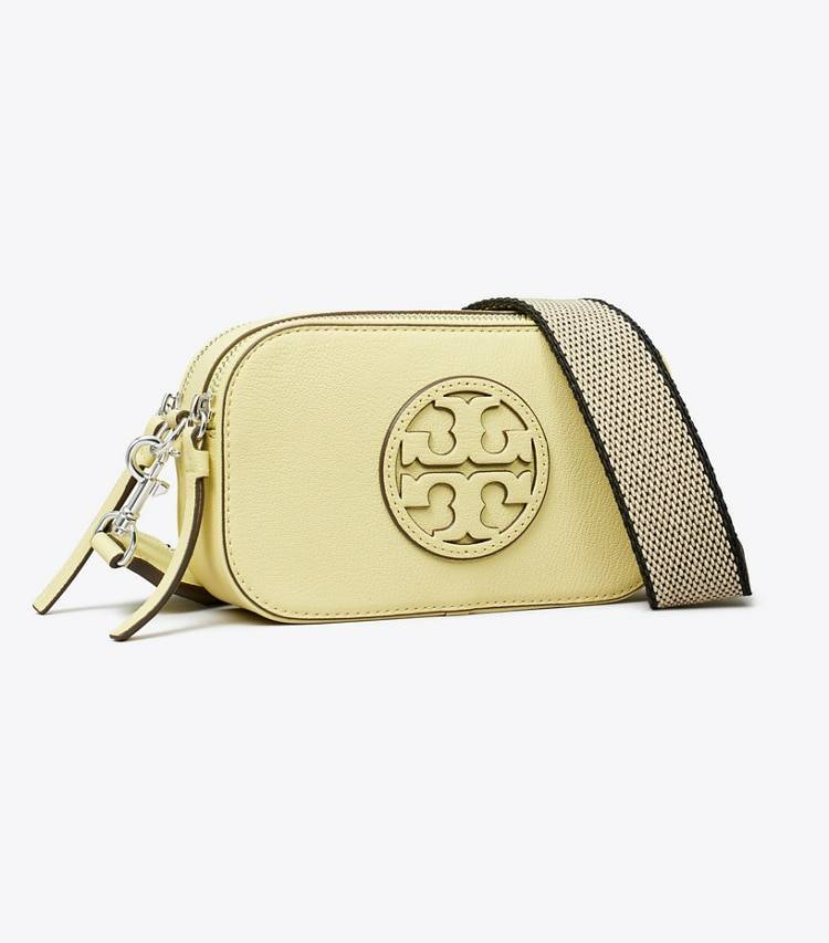 Women Mini Miller Crossbody Bag Tory Burch Crossbody Bags Lemon Zest