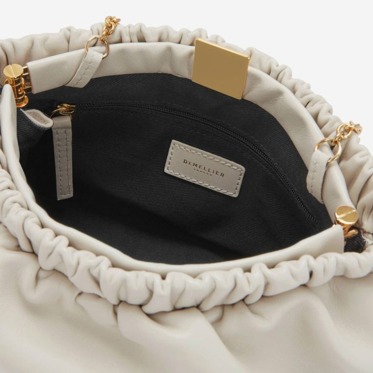 Women Off-White Smooth Demellier Clutches The Miami Clutch - Image 5