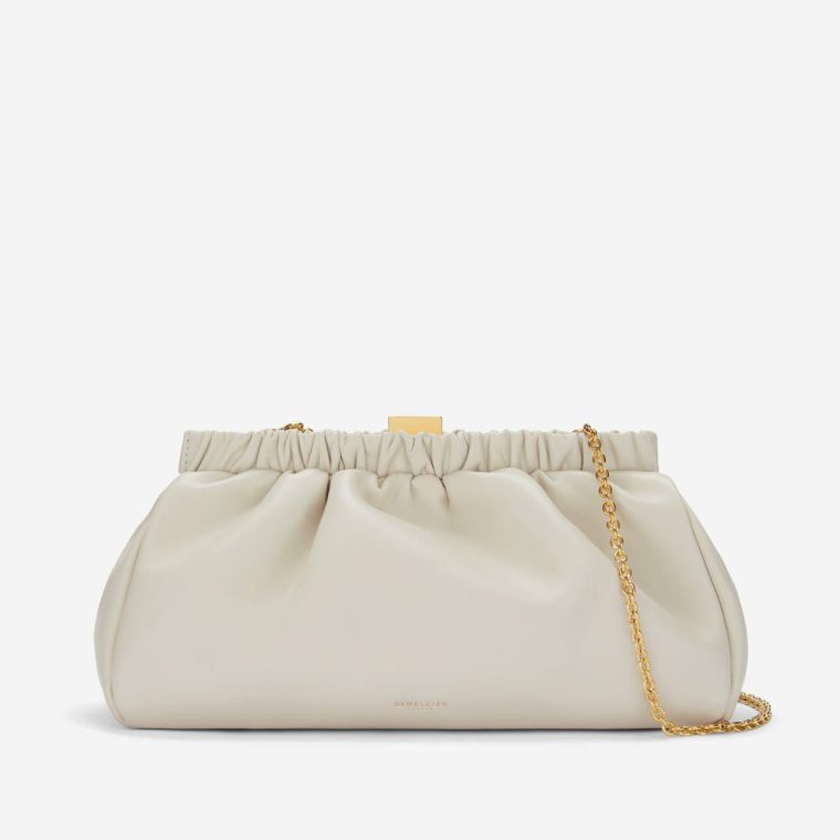 Women Off-White Smooth Demellier Clutches The Miami Clutch