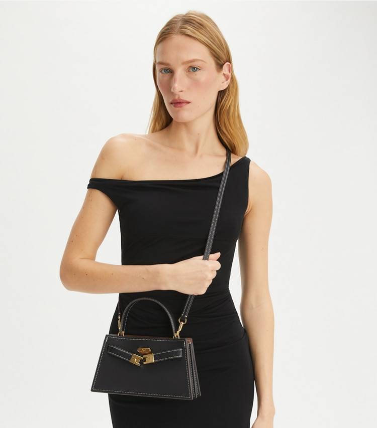 Women Petite Lee Radziwill Bag Tory Burch Black Mini Bags - Image 2