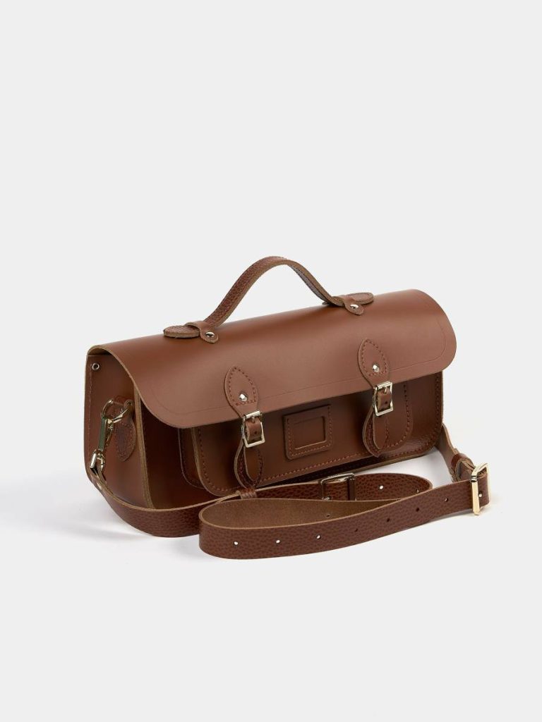 Women Satchels Cambridge Satchel The Long Satchel - Bay & Bay Celtic Grain - Image 3