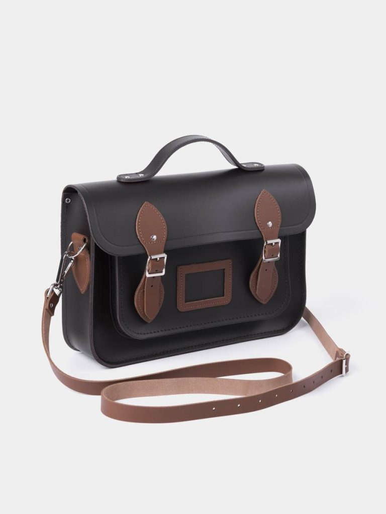 Women Satchels The 13 Inch Batchel - Dark Brown & Vintage Cambridge Satchel - Image 2