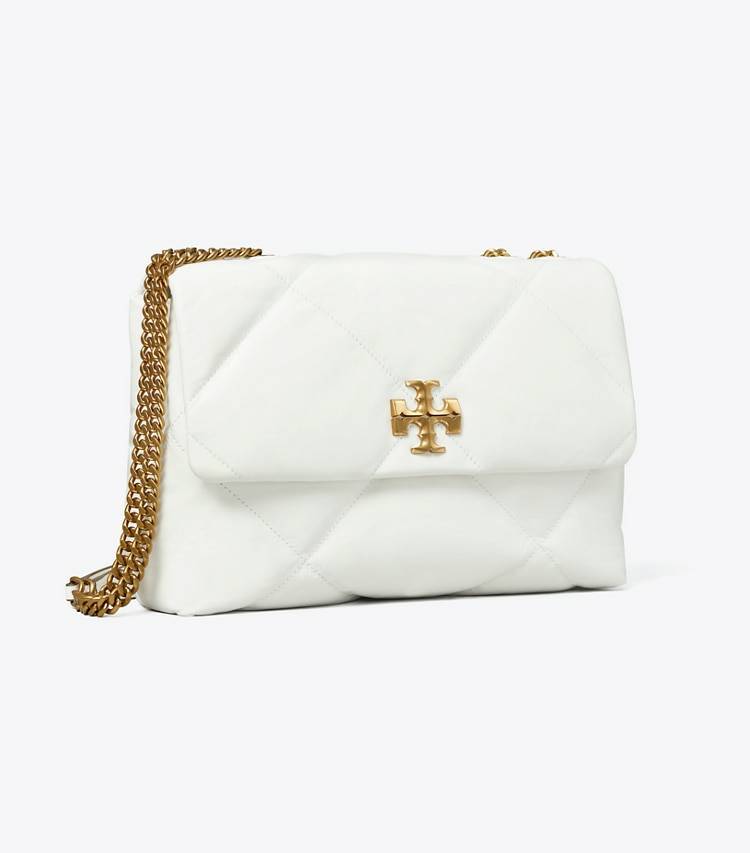 Women Shoulder Bags Blanc Kira Diamond Quilt Convertible Shoulder Bag Tory Burch