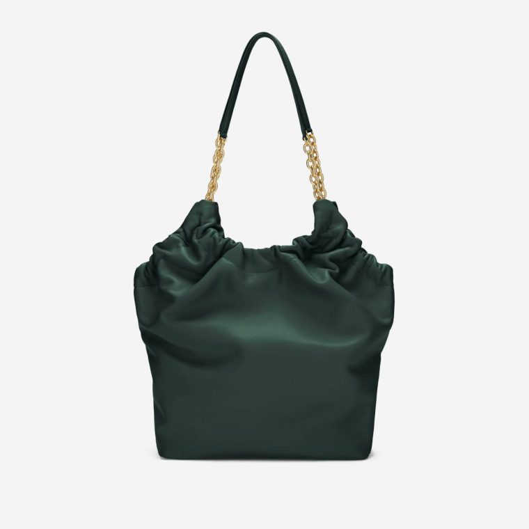 Women Shoulder Bags Demellier The Miami Forest Green Smooth - Image 3