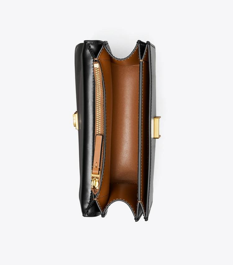 Women Small Eleanor Bag Tory Burch Black Shoulder Bags - Image 5