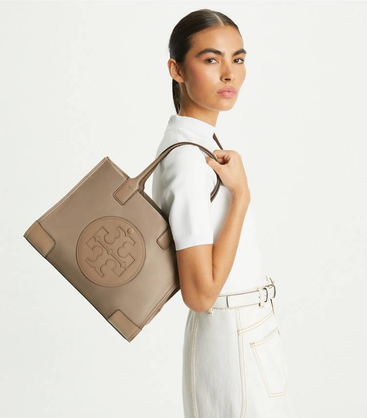 Women Small Ella Tote Bag Tote Bags Gray Heron Tory Burch - Image 2