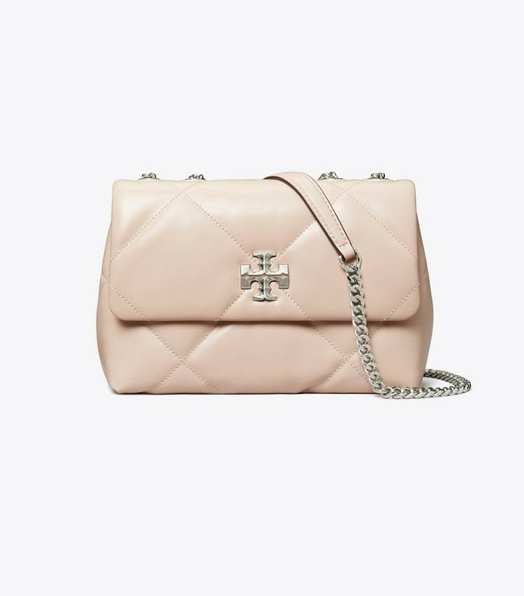 Women Small Kira Diamond Quilt Convertible Shoulder Bag Tory Burch Soft Pink Shoulder Bags - Image 5