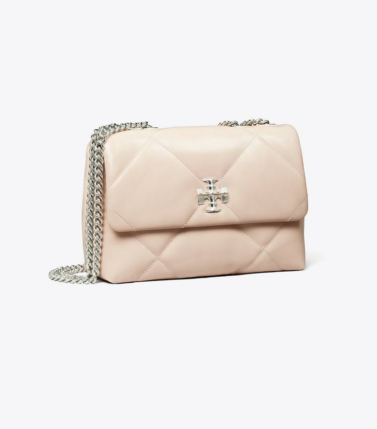 Women Small Kira Diamond Quilt Convertible Shoulder Bag Tory Burch Soft Pink Shoulder Bags