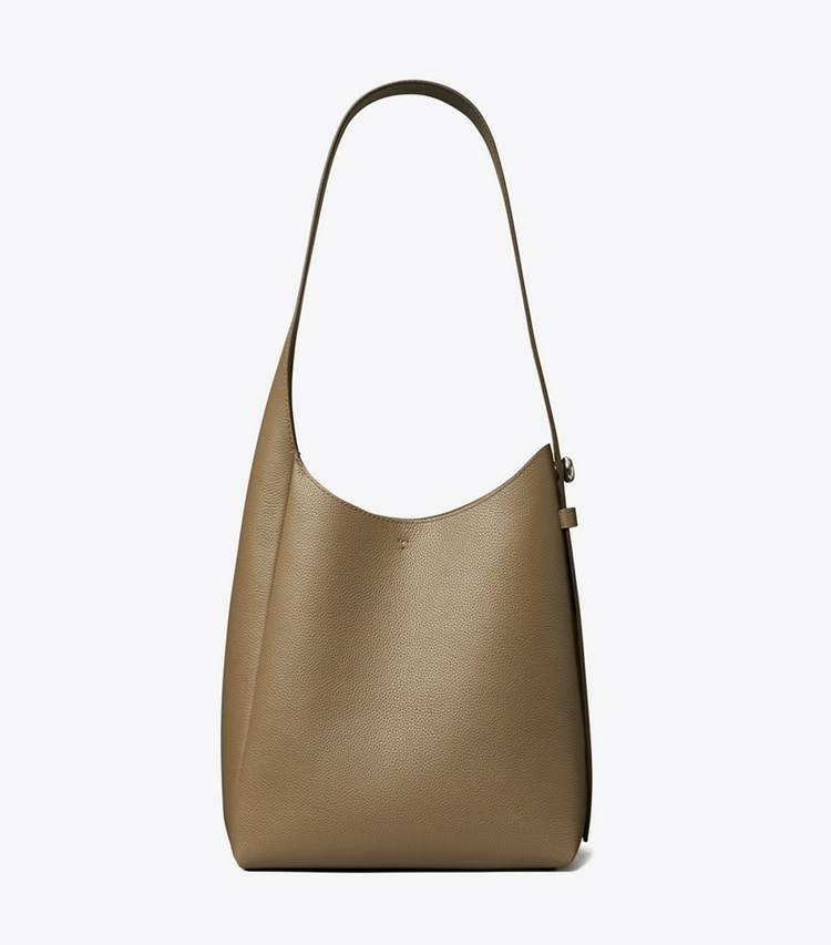Women Small Romy Hobo Bag Wild Mushroom Tory Burch Hobo Bags - Image 3