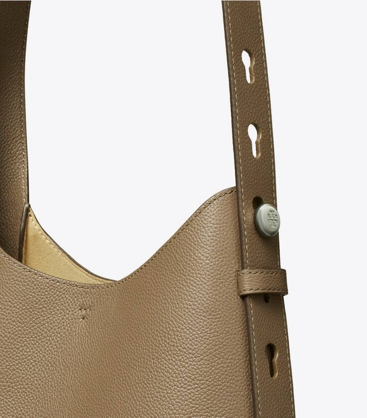Women Small Romy Hobo Bag Wild Mushroom Tory Burch Hobo Bags - Image 4