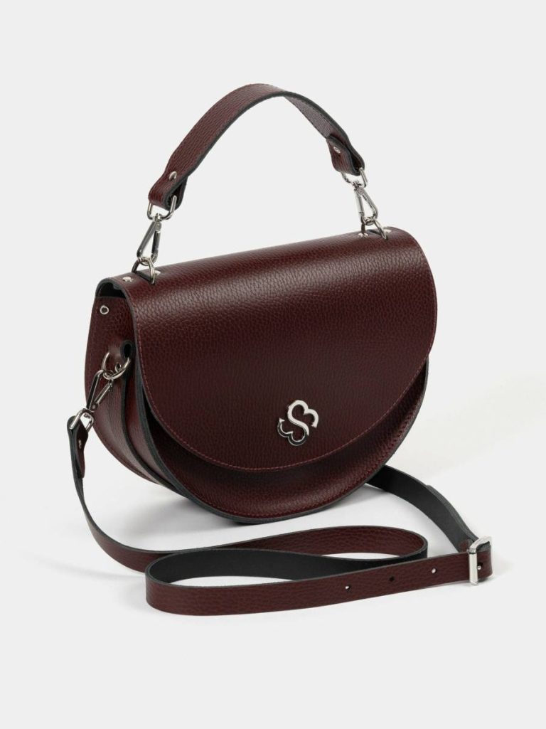 Women The Kate - Oxblood Celtic Grain Handbags Cambridge Satchel - Image 2