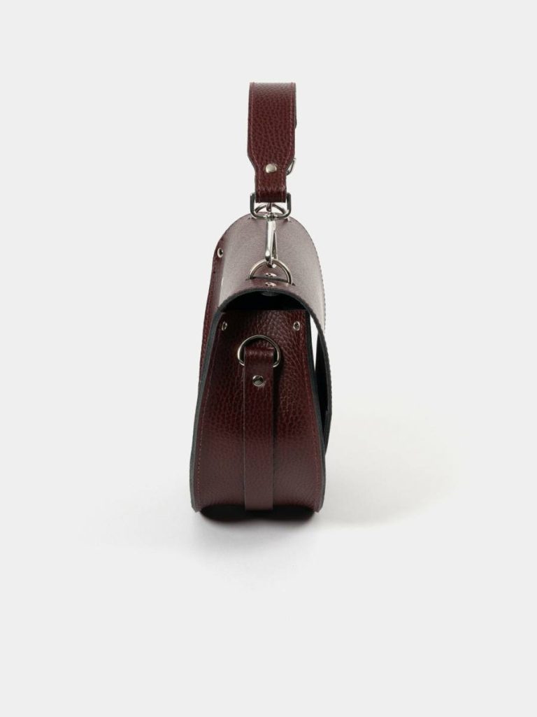Women The Kate - Oxblood Celtic Grain Handbags Cambridge Satchel - Image 4
