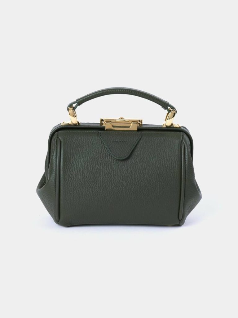 Women The Mini Sophie - Ivy Calf Grain Cambridge Satchel Handbags