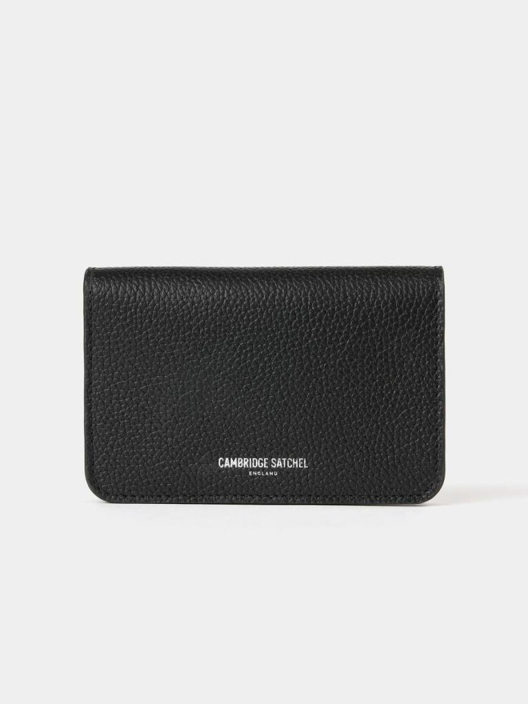Women The Small Push Lock Purse - Black Madras Grain Crossbody Cambridge Satchel - Image 2