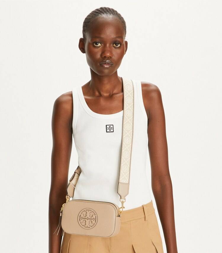 Women Tory Burch Crossbody Bags Mini Miller Crossbody Bag Fresh Clay - Image 2