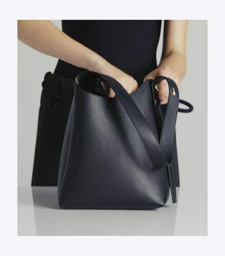 Women Tory Burch Hobo Bags Small Romy Hobo Bag Black - Image 2