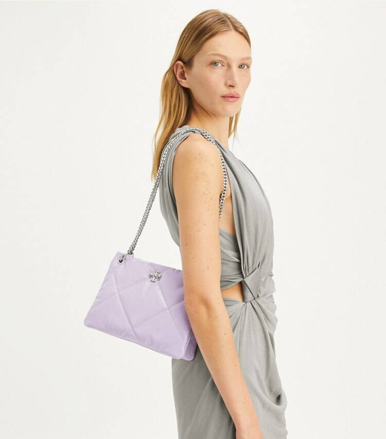 Women Tory Burch Small Kira Diamond Quilt Shoulder Bag Purple Heather Shoulder Bags - Image 2