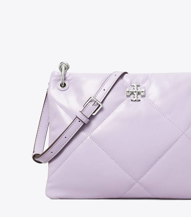 Women Tory Burch Small Kira Diamond Quilt Shoulder Bag Purple Heather Shoulder Bags - Image 4