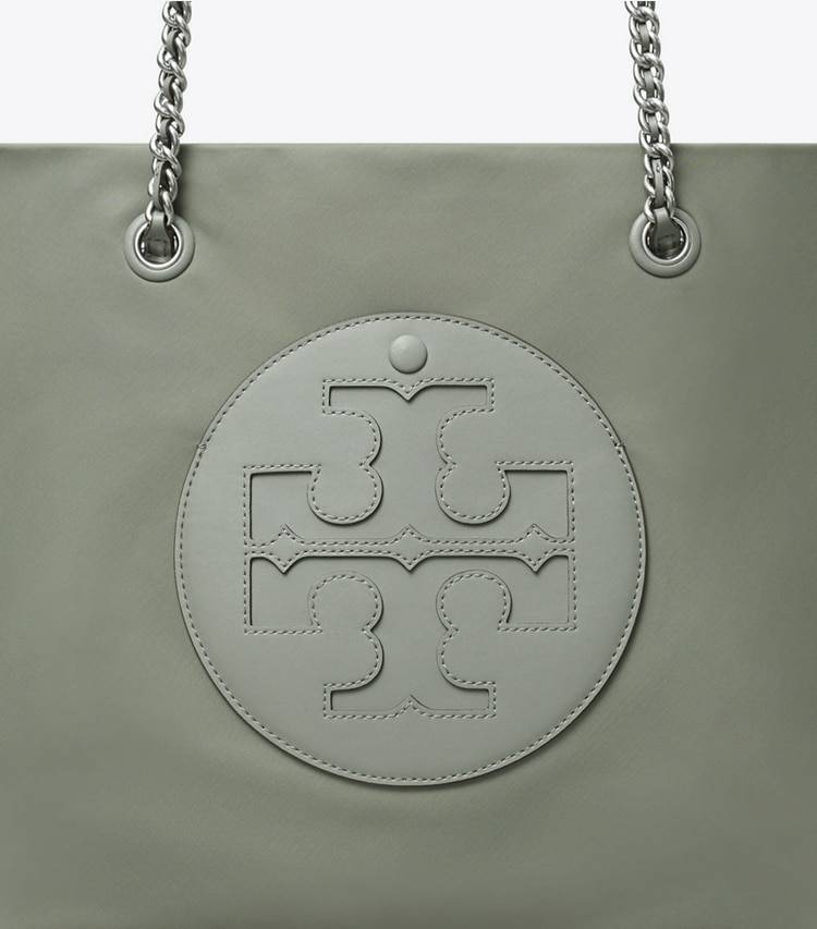Women Tote Bags Tory Burch Shale Rock Ella Chain Tote - Image 4