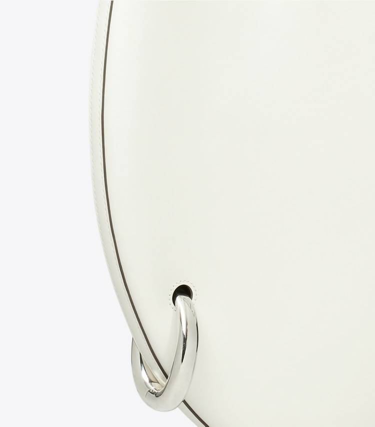 Women Whitewash Tory Burch Shoulder Bags Pierced Handbag - Image 4