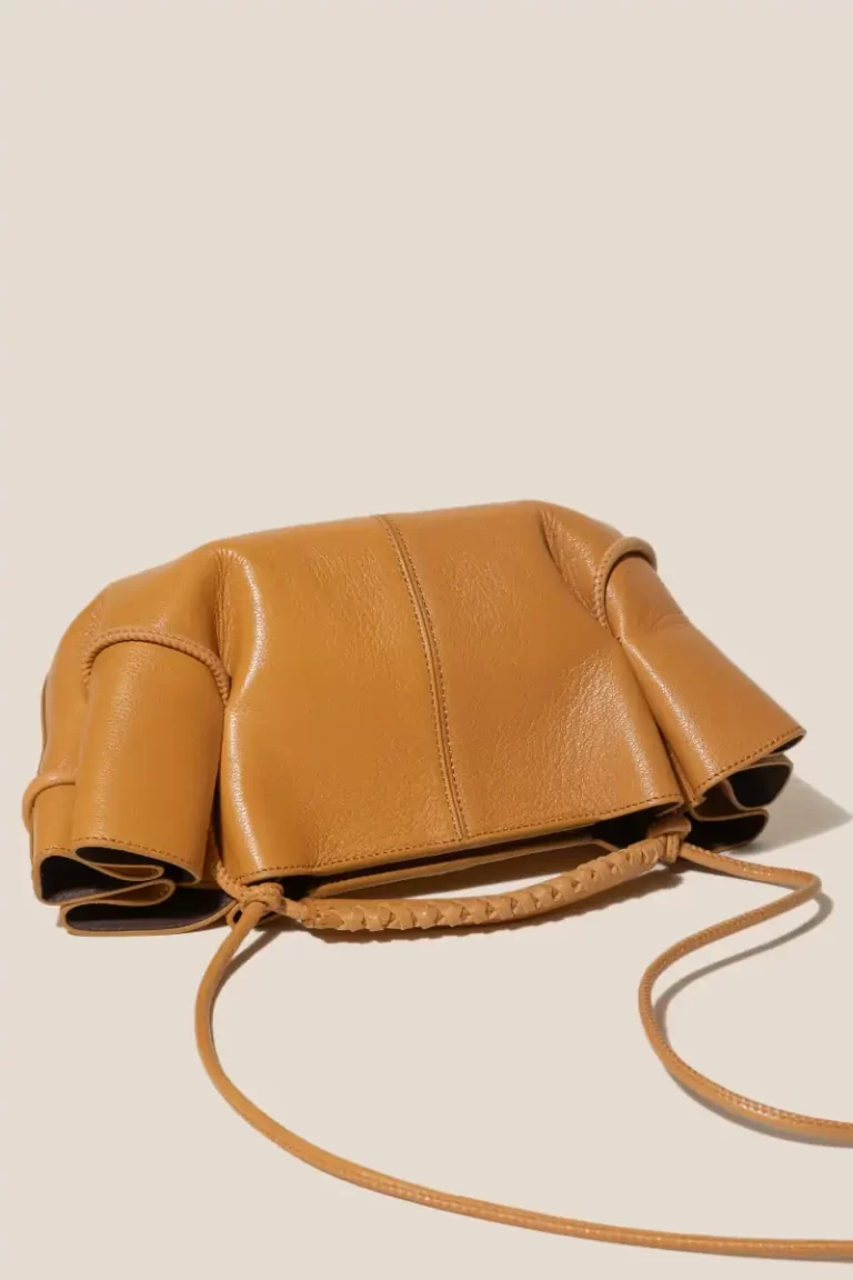 Arta Mini - Pleated Crossbody Bag Crossbody Bags Mustard Hereu Women - Image 3