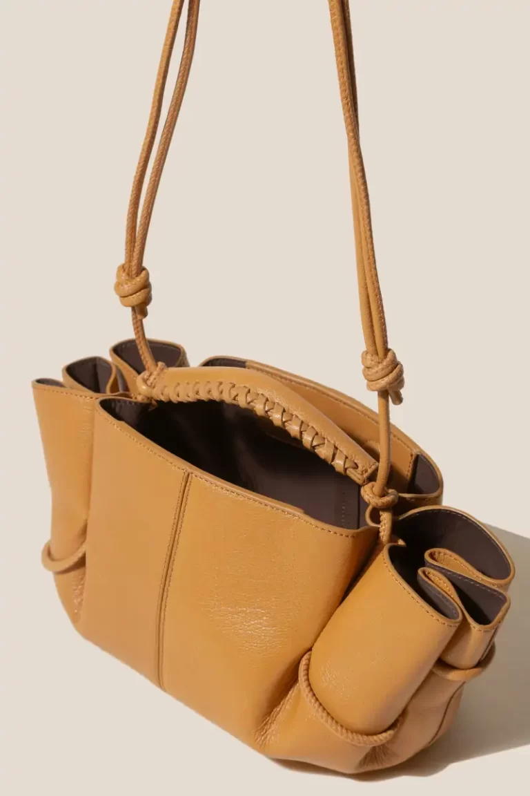 Arta Mini - Pleated Crossbody Bag Crossbody Bags Mustard Hereu Women - Image 4