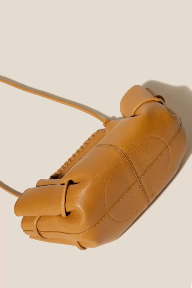 Arta Mini - Pleated Crossbody Bag Crossbody Bags Mustard Hereu Women - Image 5