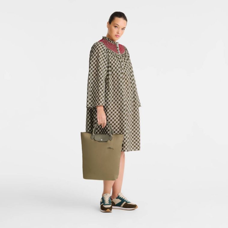 Artichoke Le Pliage Green M Tote Bag Artichoke - Canvas Women Longchamp Handbags - Image 2