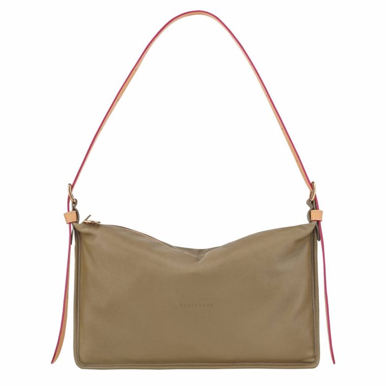 Artichoke Leather Bags Longchamp Women Smoothie M Crossbody Bag Artichoke - Leather