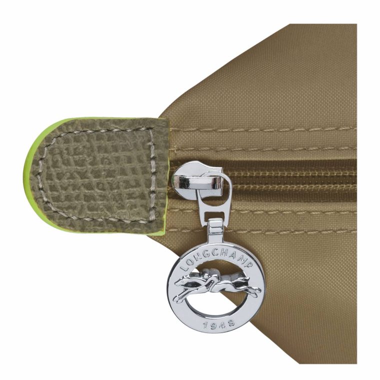 Artichoke Longchamp Shoulder Bags Women Le Pliage Green M Tote Bag Artichoke - Recycled Canvas - Image 4