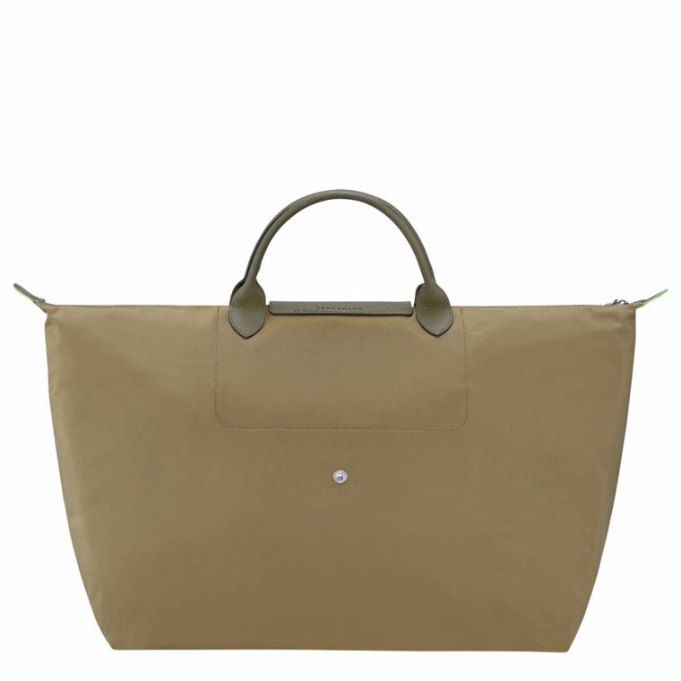 Artichoke Women Travel Bags Longchamp Le Pliage Green L Travel Bag Artichoke - Recycled Canvas - Image 3
