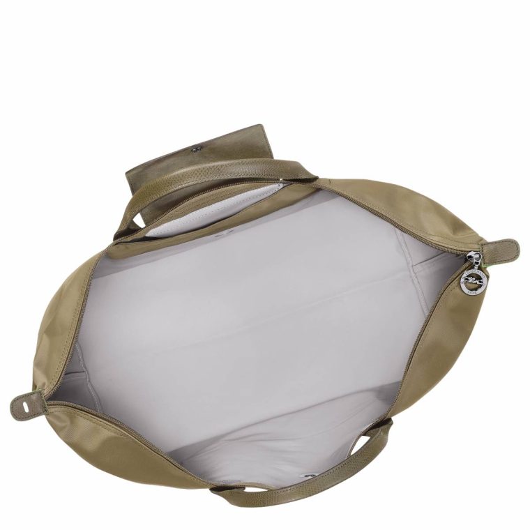 Artichoke Women Travel Bags Longchamp Le Pliage Green L Travel Bag Artichoke - Recycled Canvas - Image 4
