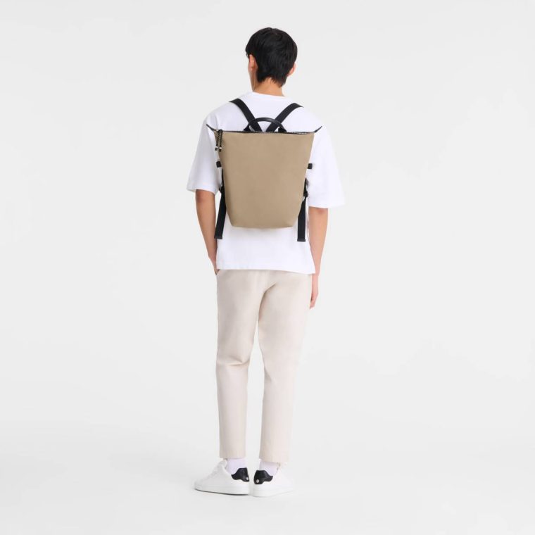 Backpacks Longchamp Women Le Pliage Energy L Backpack Clay - Recycled Canvas Clay