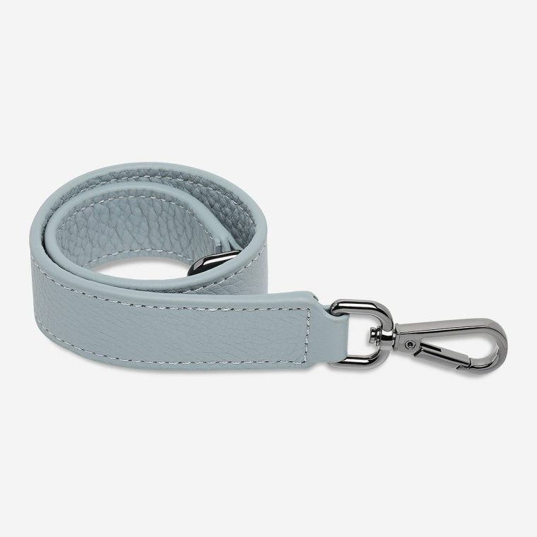 Bag Straps Leather Strap Short - Powder Blue Women Powder Blue Status Anxiety - Image 2