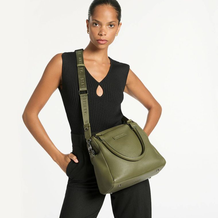Bag Straps Web Strap Thin - Khaki Women Status Anxiety Khaki - Image 5