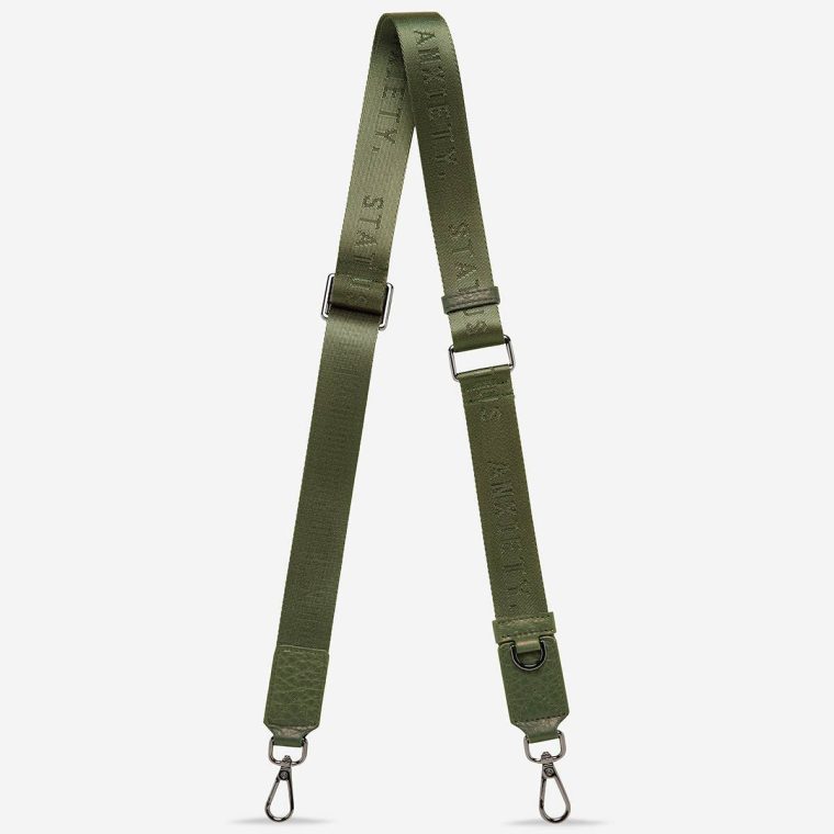 Bag Straps Web Strap Thin - Khaki Women Status Anxiety Khaki
