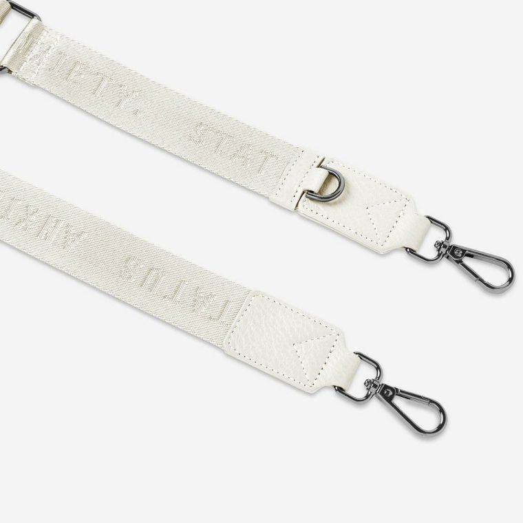 Bag Straps Women Status Anxiety Chalk Web Strap Thin - Chalk - Image 2