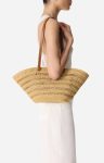Baskets Small Reed Basket Elephant Grass Vanessa Bruno Cognac Women - Image 3