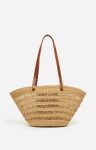 Baskets Small Reed Basket Elephant Grass Vanessa Bruno Cognac Women