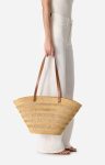 Baskets Women Cognac Large Reed Basket Elephant Grass Vanessa Bruno - Image 2