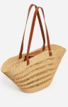 Baskets Women Cognac Large Reed Basket Elephant Grass Vanessa Bruno - Image 5