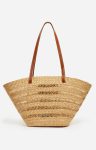 Baskets Women Cognac Large Reed Basket Elephant Grass Vanessa Bruno