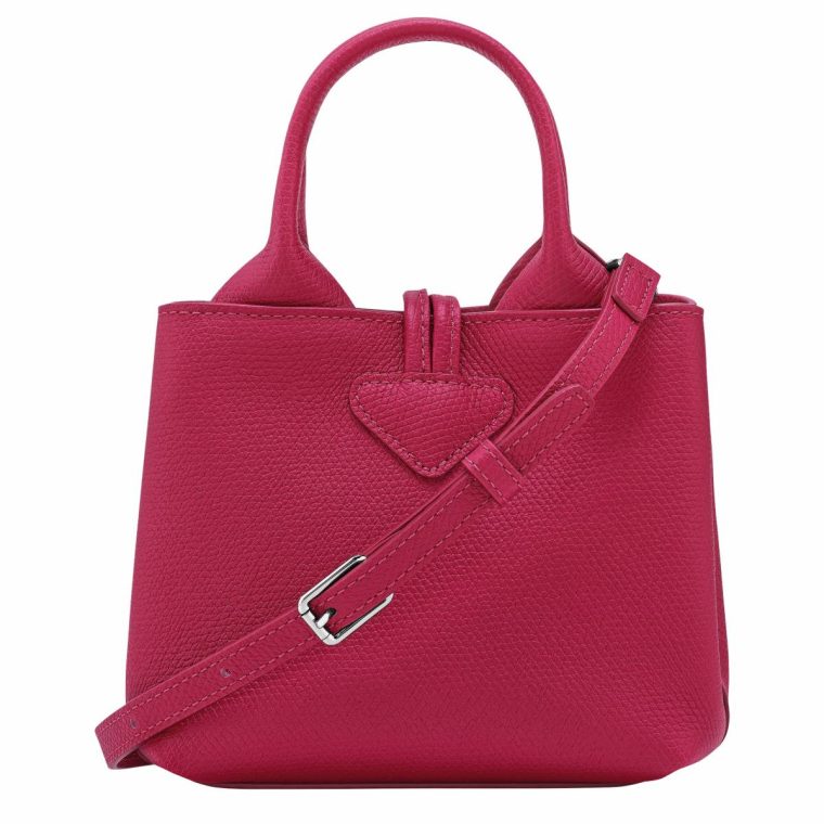 Beetroot Leather Bags Longchamp Women Le Roseau Xs Handbag Beetroot - Leather - Image 4