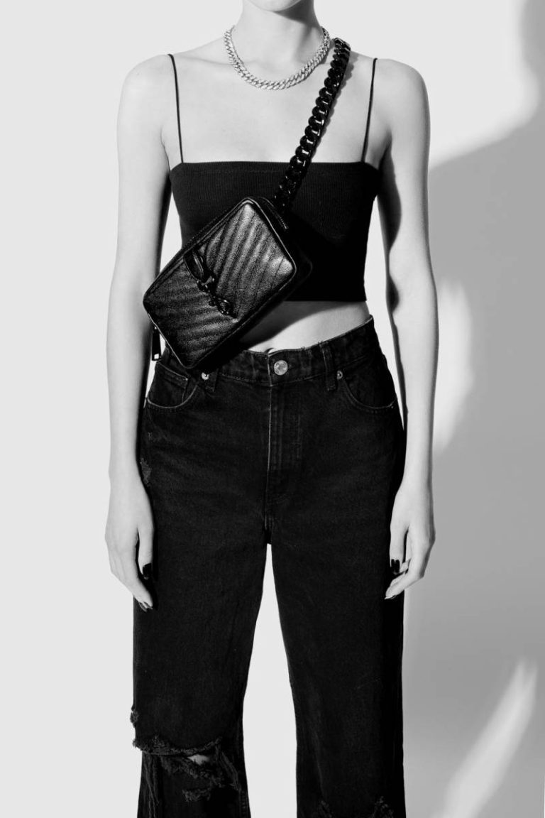 Belt Bag Rebecca Minkoff Women Edie Belt Bag Black-Black-Shellac - Image 5