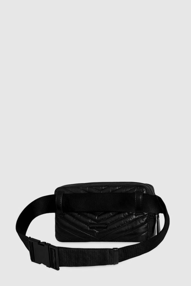 Belt Bag Women Rebecca Minkoff Black-Black-Shellac Edie Nylon Belt Bag - Image 2