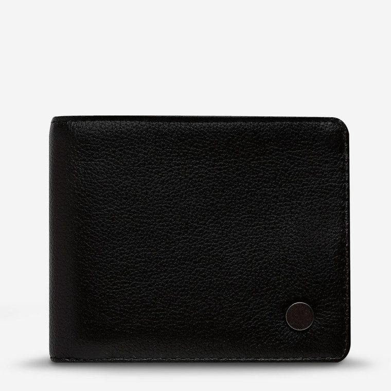 Bi-Fold Leonard Wallet - Black Black Men Status Anxiety
